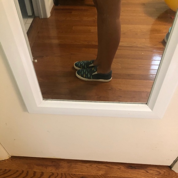 Blue shark slip on sneakers - Picture 3 of 8